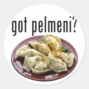 Sticker Rond Pelmeni obtenu ? Пельмениесть ?