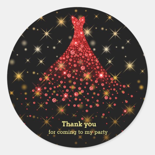 Sticker Rond Pelouse étincelante (Devant)