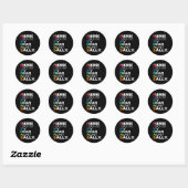 Sticker Rond Pemdas Math Veuillez Excuser Ma Chère Tante Sally (Feuille)