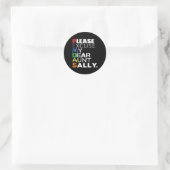 Sticker Rond Pemdas Math Veuillez Excuser Ma Chère Tante Sally (Sac)