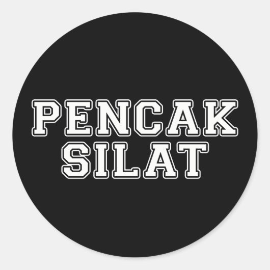 Sticker Rond Pencak Silat (Devant)