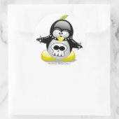 Sticker Rond Pendk Rocker Penguin (Sac)