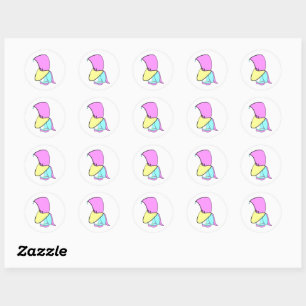 Sticker Rond Pengassistant