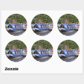 Sticker Rond Péniches (Feuille)