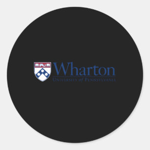 Sticker Rond Penn Quakers'S Whon School of Business