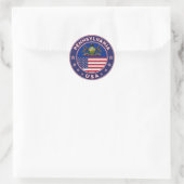 Sticker Rond Pennsylvania sticker, phone se marie, tote bag (Sac)