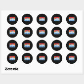 Sticker Rond Pennsylvanie (Feuille)