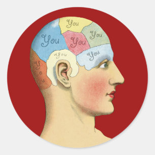 Sticker Rond Pensée à vous