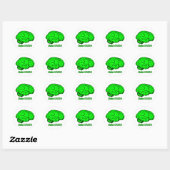 Sticker Rond Penser VERT (Feuille)