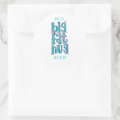 Sticker Rond Pensez à vous Big Hugs (Sac)