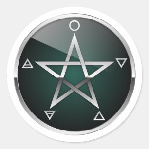 Sticker Rond Pentacle 041020