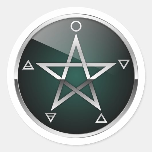 Sticker Rond Pentacle 041020 (Devant)