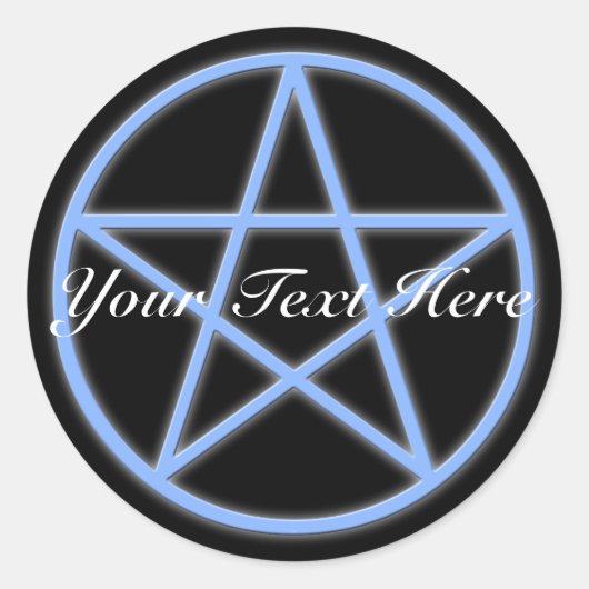 Sticker Rond Pentacle de Falln Pagan (Devant)