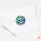 Sticker Rond pentacle-saisons (Enveloppe)