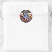 Sticker Rond pentacle triple lune (Sac)