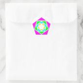 Sticker Rond Pentagone (Sac)