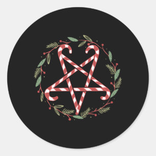 Sticker Rond Pentagram sucre de canne