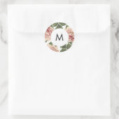 Sticker Rond Peony vintage (Sac)