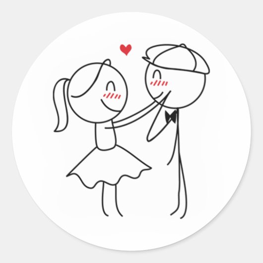 Sticker Rond Pepe et Lulu (Devant)