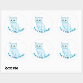 Sticker Rond Pépinière sur mesure (Feuille)