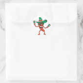 Sticker Rond Pepper chili dansant (Sac)