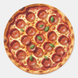 Sticker Rond Pepperoni