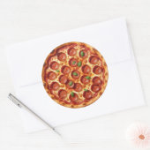 Sticker Rond Pepperoni (Enveloppe)