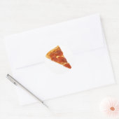 Sticker Rond Pepperoni Pizza Slice (Enveloppe)