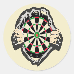 Sticker Rond Percée vers le Bullseye - Ultimate Dartboard