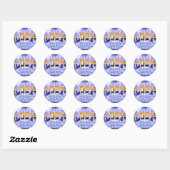STICKER ROND PERDU (Feuille)