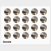 Sticker Rond Perdu Dans L'Inconnu (Feuille)