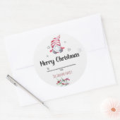 Sticker Rond Père Noël (Enveloppe)