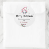 Sticker Rond Père Noël (Sac)