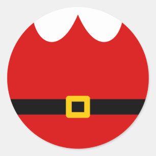 Sticker Rond Père Noël