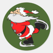 Sticker Rond Père Noël (Devant)