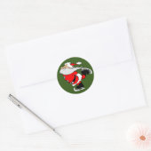 Sticker Rond Père Noël (Enveloppe)
