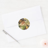 Sticker Rond Père Noël (Enveloppe)