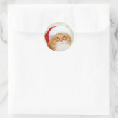 Sticker Rond Père Noël (Sac)