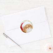 Sticker Rond Père Noël (Enveloppe)