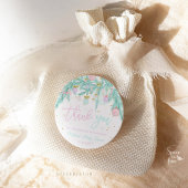 Sticker Rond Père Noël Baby Baby shower