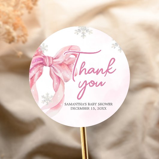 Sticker Rond Père Noël Baby Christmas Baby shower