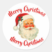 Sticker Rond Père Noël Noël (Devant)