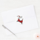 Sticker Rond Père Noël Squad1 (Enveloppe)
