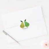 Sticker Rond Perfect Pear Kawaii Pears (Enveloppe)