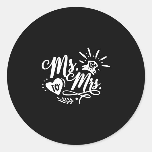 Sticker Rond Performance de Mlle à Mme (Devant)