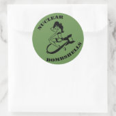 Sticker Rond Périphérique d'affichage de prise en charge des bo (Sac)