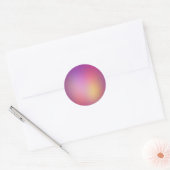 Sticker Rond Perle Violette (Enveloppe)
