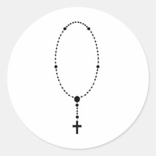 Sticker Rond Perles du Rosaire