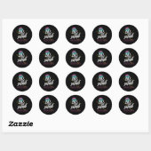 Sticker Rond Permet D'Obtenir Physique Pour Un Exercice D'Aérob (Feuille)