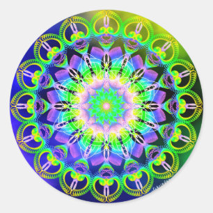 Sticker Rond Permettre le bien-être